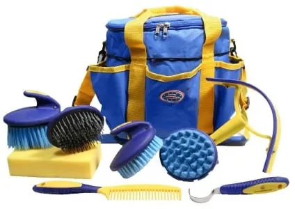 Weaver Horse Grooming Kit with Bag 7 Pieces 4 Colors available NEW