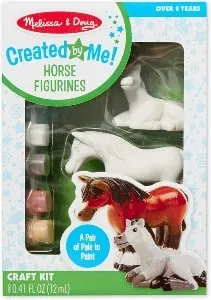 Decorate your own figure horse craft set