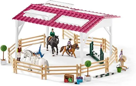 Riding school and ménage toy set
