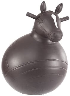 Grey Bouncy Horse Inflatable Ball Toy for girls