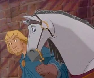 Disney horse Achilles in The Hunchback of Notredam (1996)