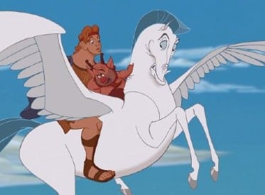 Pegasus from Hercules movie