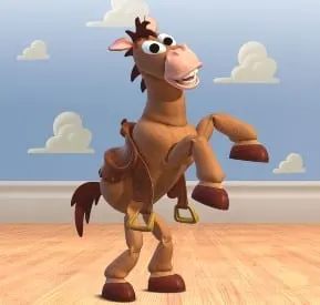 The horse Bullseye from Toy Story