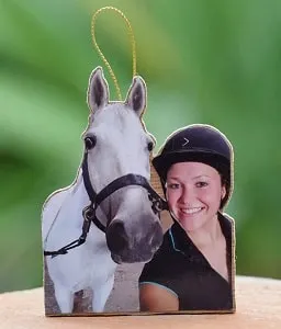 Horse Christmas Personalized Photo