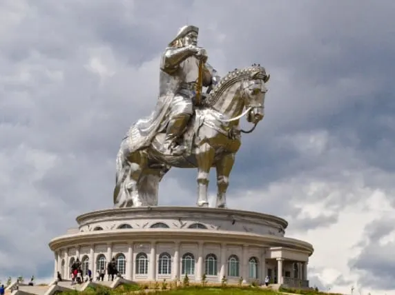 Genghis Khan monument in mongolia