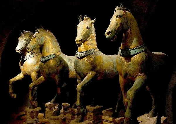 Horses of Saint Mark in Venice, Italy)