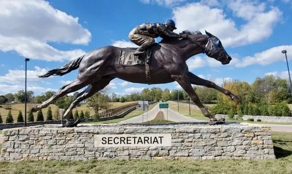 Secretariat statue in Lexington, Kentucky