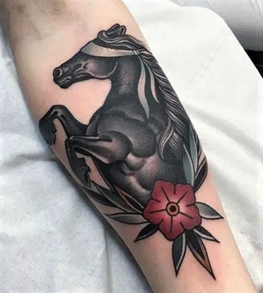 45 Unique Horse Tattoo Ideas Simple Tribal Colorful Meaning  More