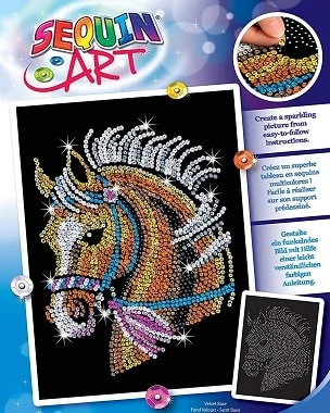 Horse arts and crafts kit. Horse gift for young girls