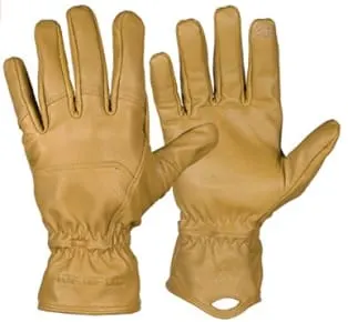 Tan leather ranch gloves for a cowboy or rancher owner gift idea