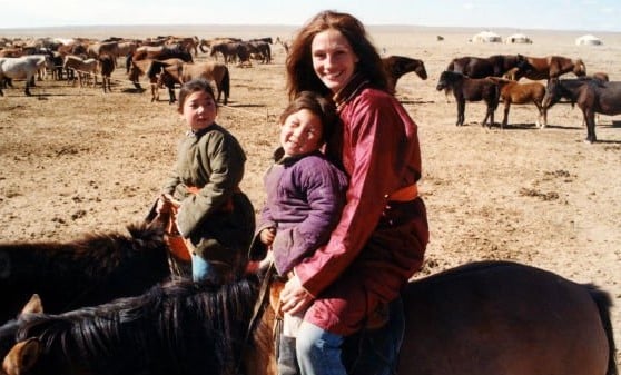 Julia Roberts horseback riding