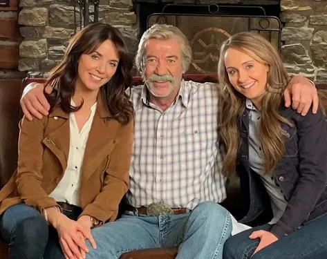 Jack Bartlett, Shaun Johnston with Heartland actors