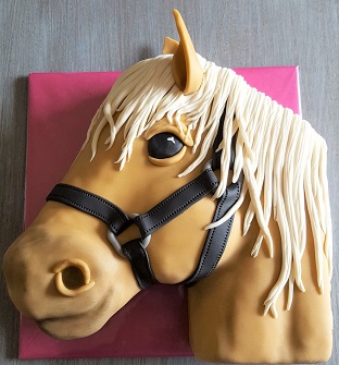 Horse Head Cake 4