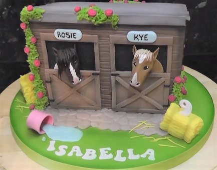 Horse Birthday Cake 3D - Kimboscakes