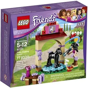 LEGO Friends Foal Washing Station set for young girls