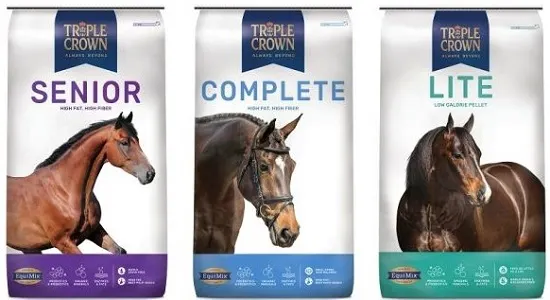 Triple Crown horse feed brand