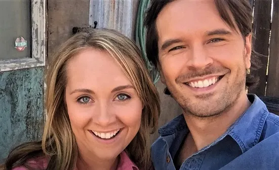 Actors Amber Marshall and Graham Wardle from Heartland