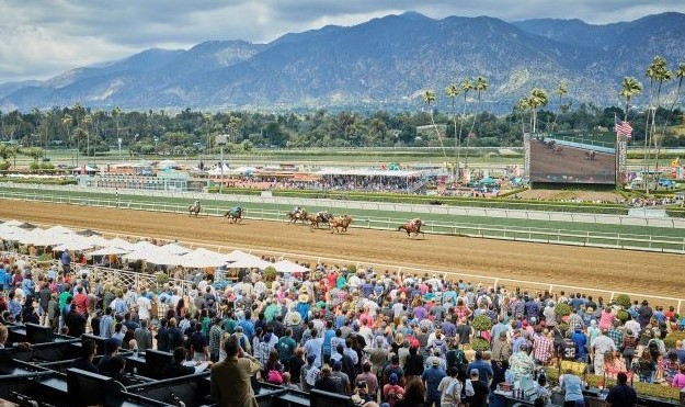 Santa Anita horse racing track in California