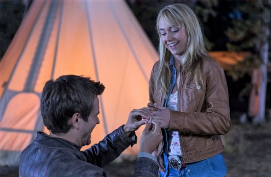 Ty proposes to Amy in Heartland Ty Borden proposes to Amy Fleming in Heartland Season 6 Episode 9 "Great Expectations"