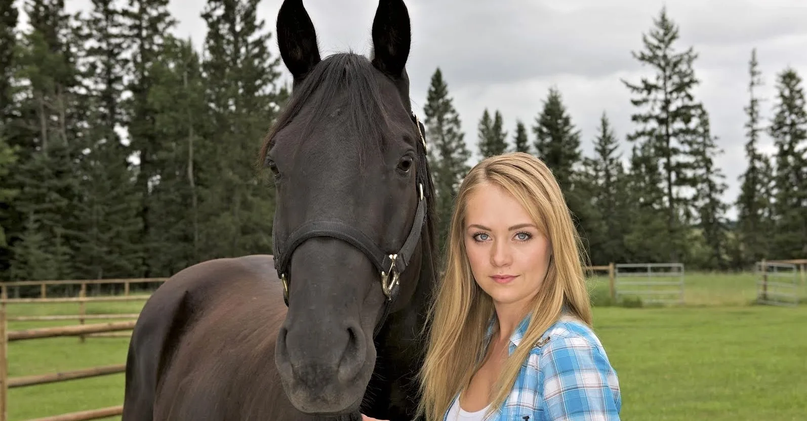 Amy Fleming and Spartan from Heartland