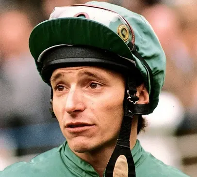 Jockey Steve Cauthen who rode Affirmed to Triple Crown victory