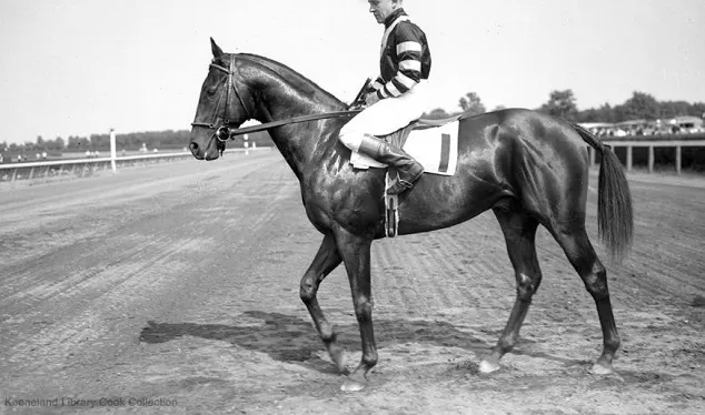 War Admiral race horse and his jockey