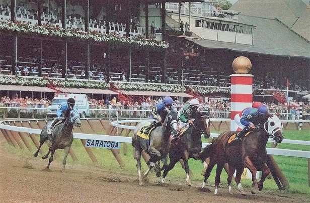 Saratoga racecourse in the United States