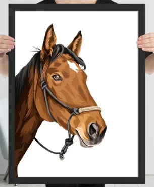 Custom horse portrait
