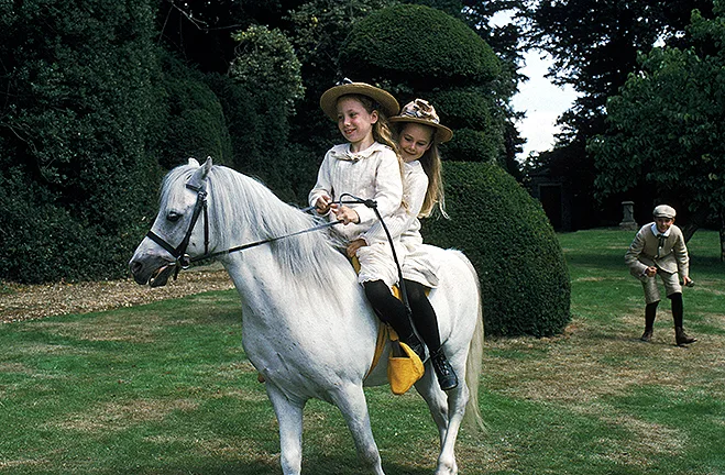 White pony from the Black Beauty movie