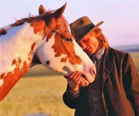 Hidalgo horse and Frank Hopkins in the Hidalgo movie