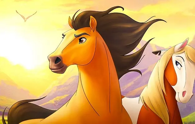 Spirit the horse from the movie Spirit: Stallion of the Cimarron