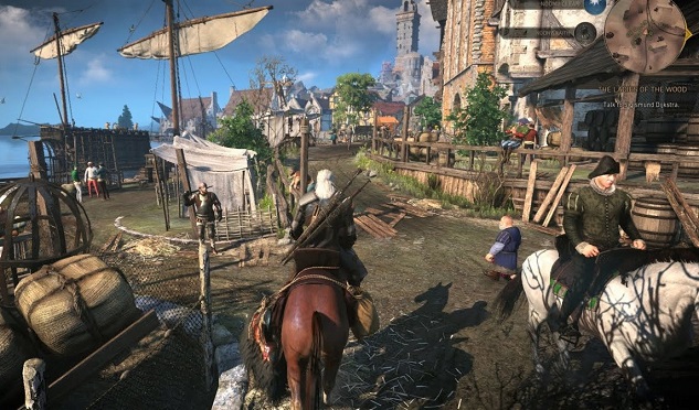 The Witcher 3: Wild Hunt gameplay of horse riding