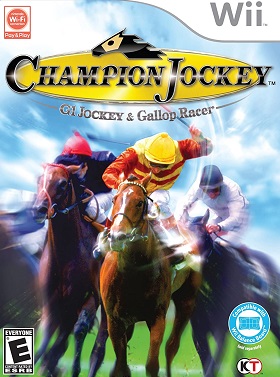 Champion Jockey G1 Jockey and Gallop Racer horse racing game cover