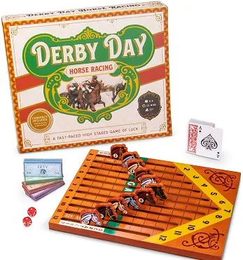 Derby Day Horse Racing Board Game for horse racing lovers
