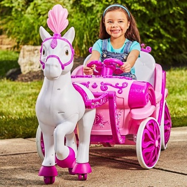 Disney Princess Royal Horse and Carriage Ride-On Toy