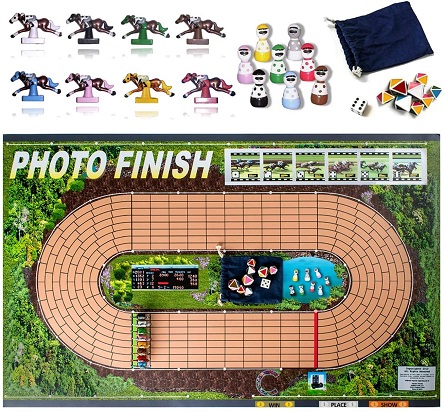 Photo Finish horse racing track board game