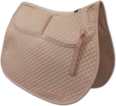CHALLENGER Horse English Treeless Saddle Pad Contoured Close Contact Memory Foam 12221RD 