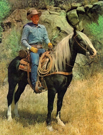 Rex Allen and his horse, Koko