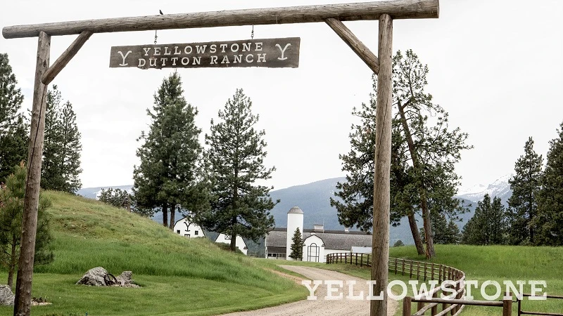 Yellowstone Dutton Ranch entrance