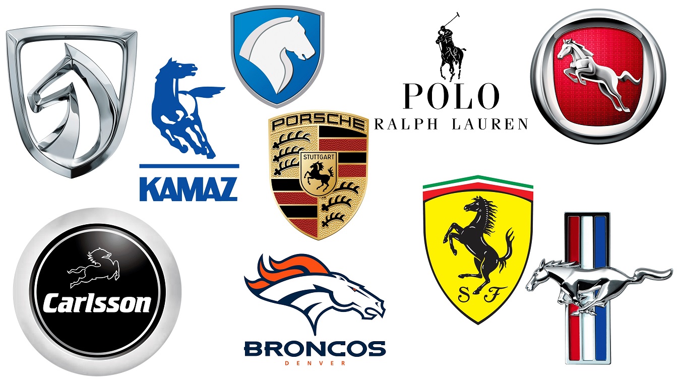 24 Brands With a Horse Logo (Car, Clothing, Sports & more)