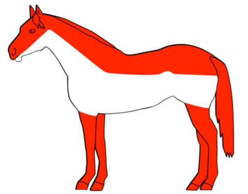 High trace horse clip type