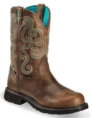 cowgirl steel toe boots