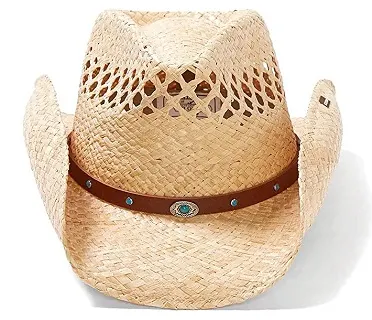 Stetson men's straw summer cowboy hat