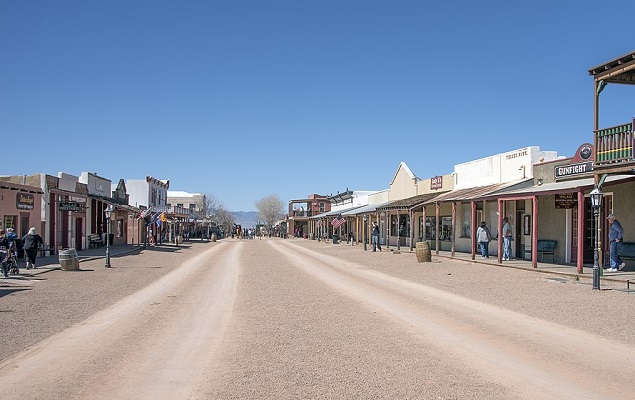 Tombstone main street, wild west town in Arizona