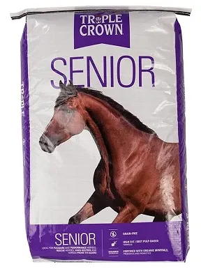 Triple Crown Senior horse feed bag