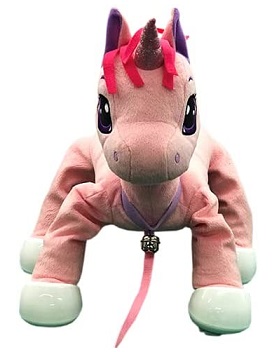 Mighty Mojo Peppy Pet Pink Unicorn Toy