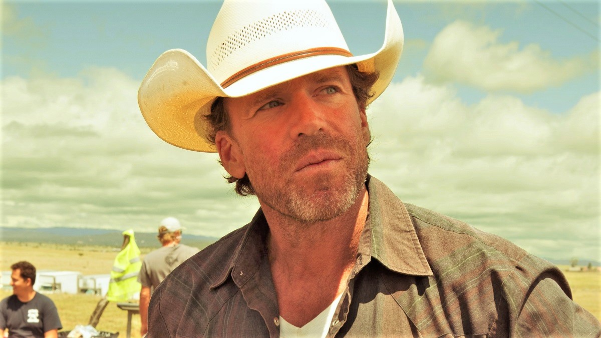 Taylor Sheridan as a cowboy in the Yellowstone TV show