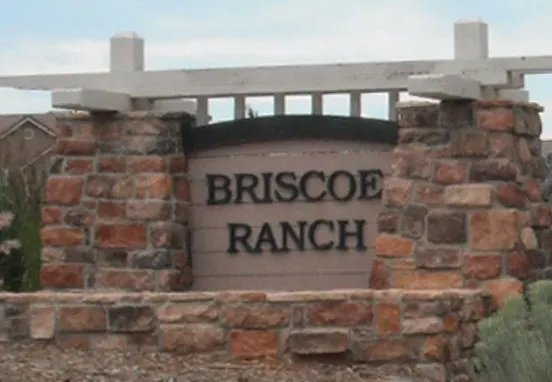 Briscoe Ranch sign