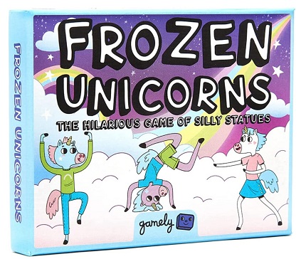 Frozen Unicorns Hilarious Pocketsize Party Game of Silly Statues