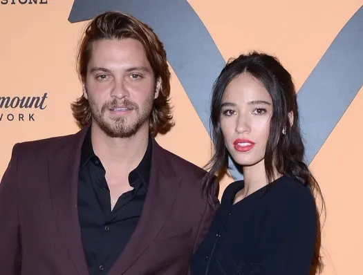 Luke Grimes and Kelsey Asbille at a TV awards evening